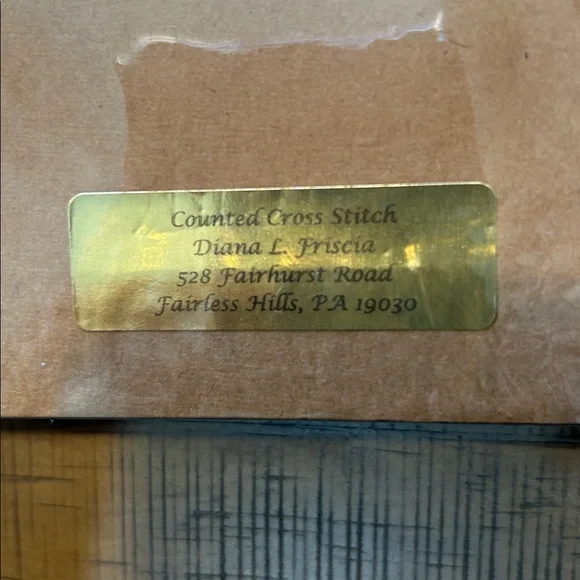 Framed 'Happy Everything' Cross-Stitch Art (New) - Picture 13 of 14